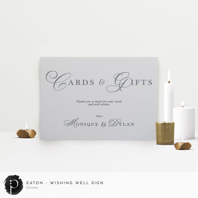 Eaton - Cards/Gifts/Presents/Wishing Well Table Sign