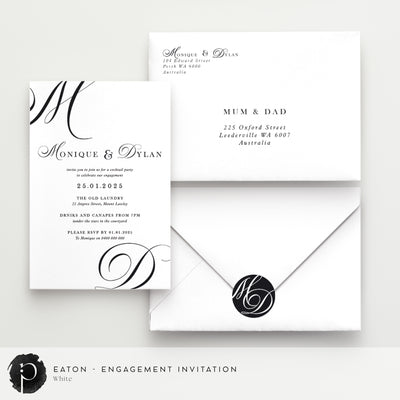 Eaton - Engagement Invitations