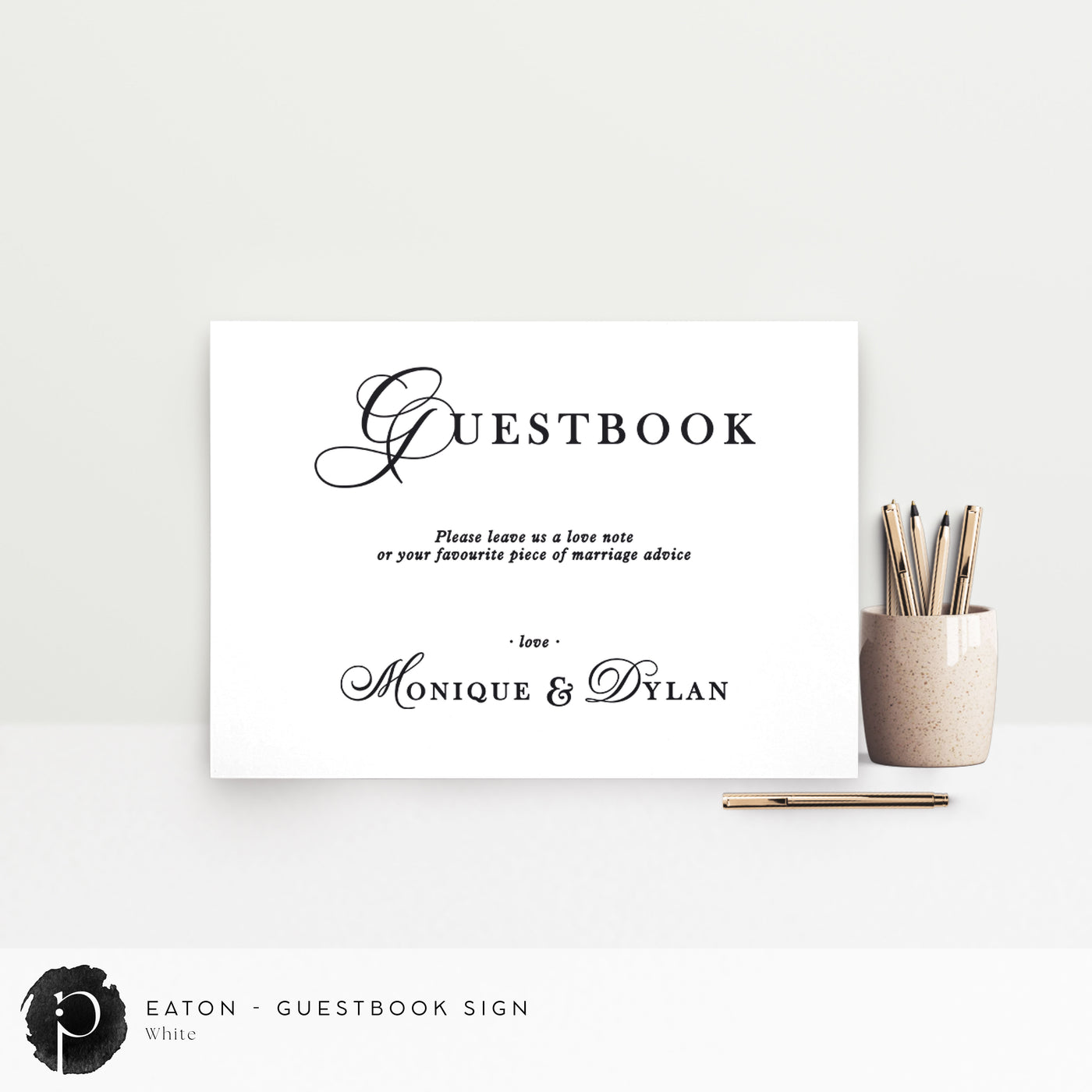 Eaton - Guestbook Sign