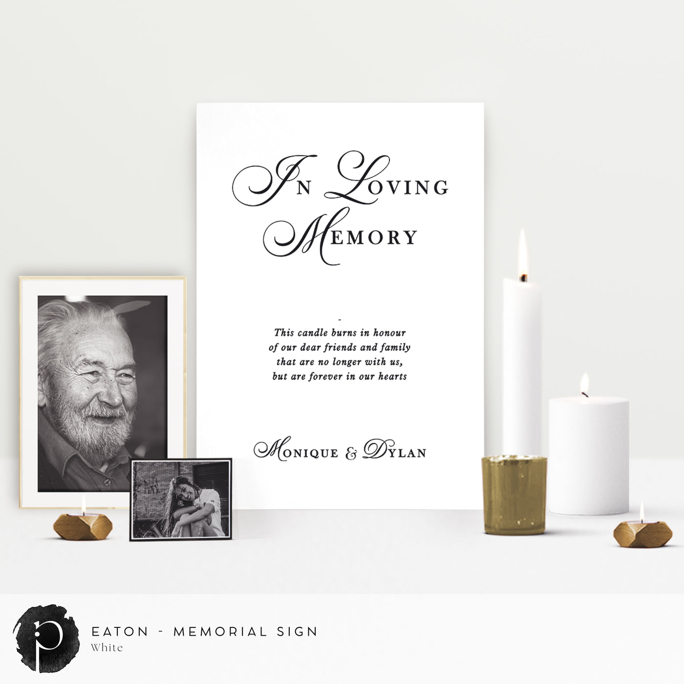 Eaton -  In Loving Memory Memorial Sign