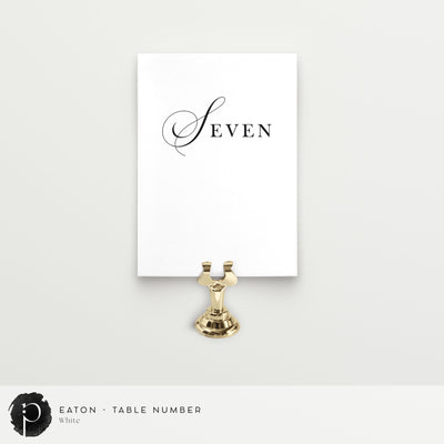 Eaton - Table Numbers