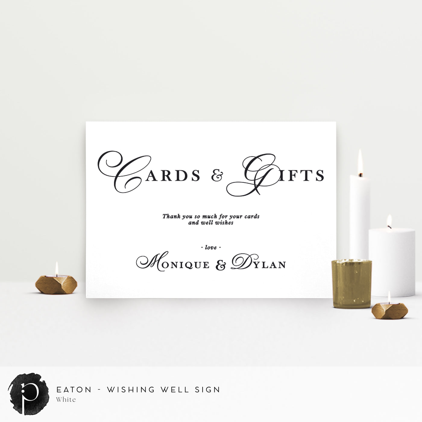 Eaton - Cards/Gifts/Presents/Wishing Well Table Sign