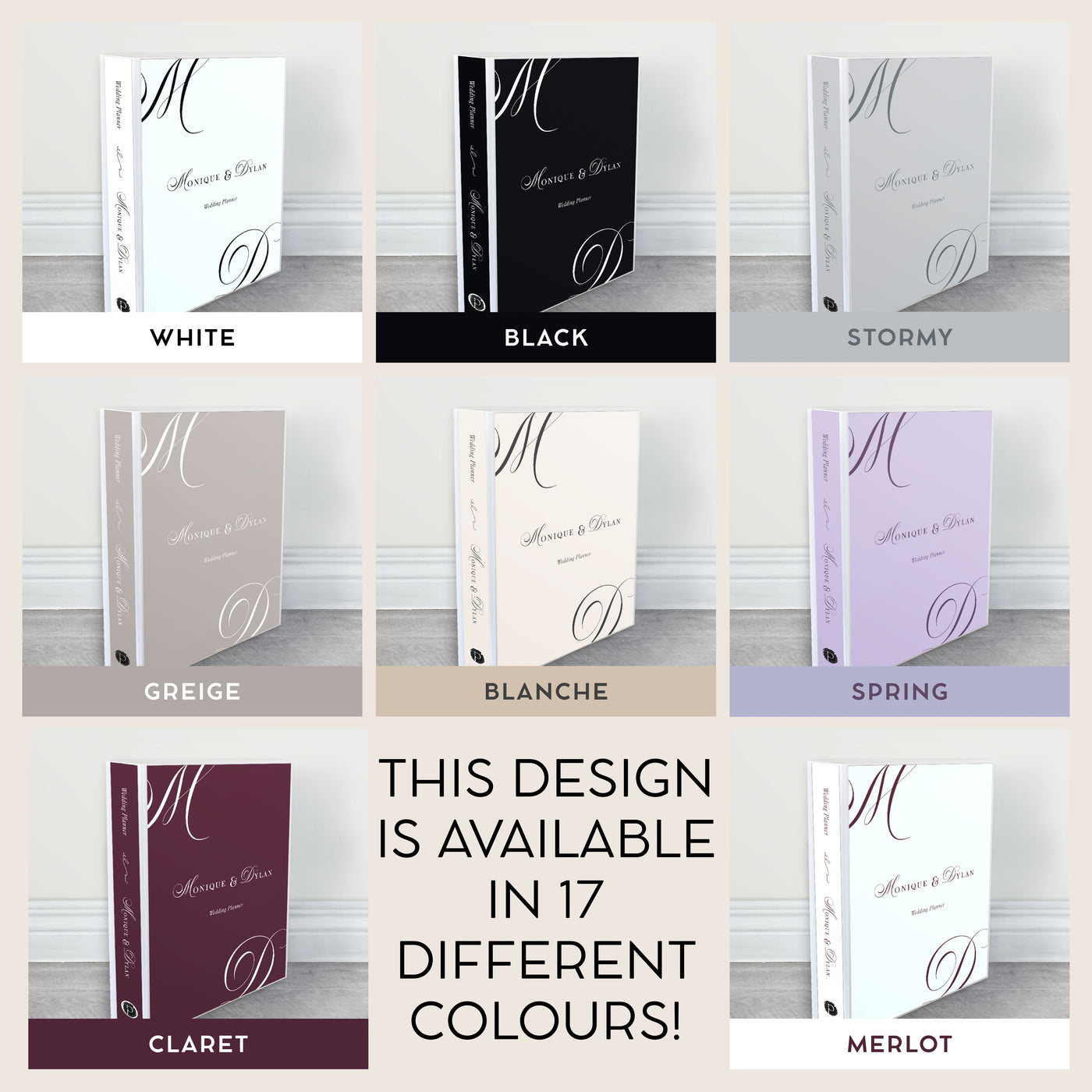 Personalised Wedding Planner & Organiser - Ultimate Guide w Checklists - Eaton