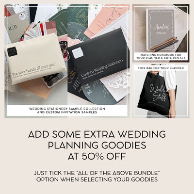 Personalised Wedding Planner & Organiser - Ultimate Guide w Checklists - Allegra