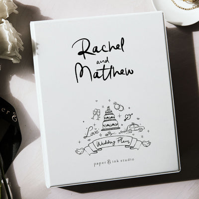 Personalised Wedding Planner & Organiser - Ultimate Guide w Checklists - Tied Together