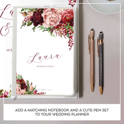 Personalised Wedding Planner & Organiser - Ultimate Guide w Checklists – Kaylie's Florals