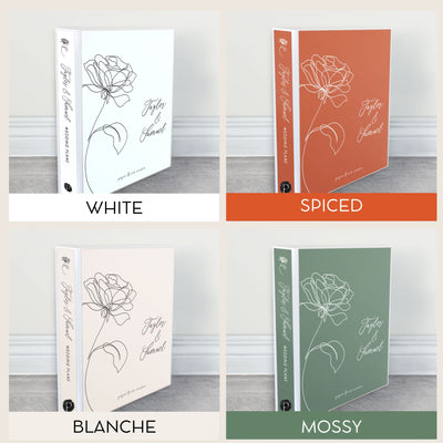 Personalised Wedding Planner & Organiser - Ultimate Guide w Checklists - Rosabella