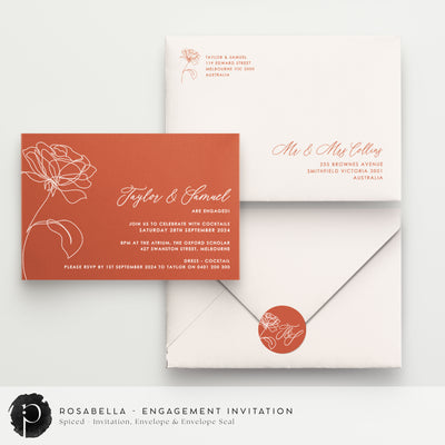 Rosabella - Engagement Invitations