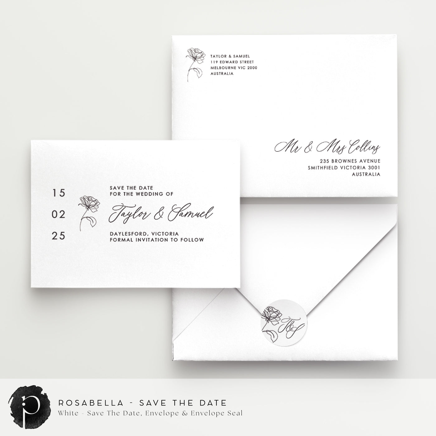 Rosabella - Save The Date Cards