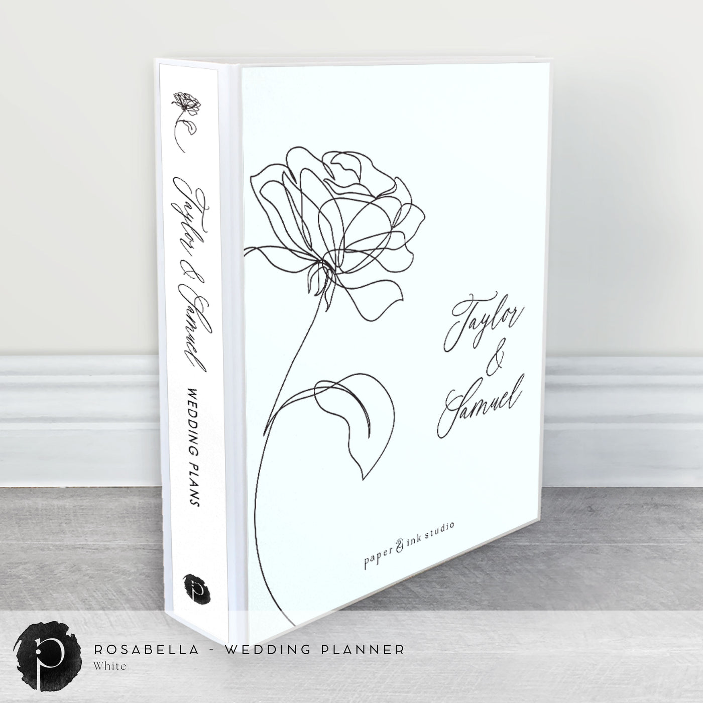 Personalised Wedding Planner & Organiser - Ultimate Guide w Checklists - Rosabella