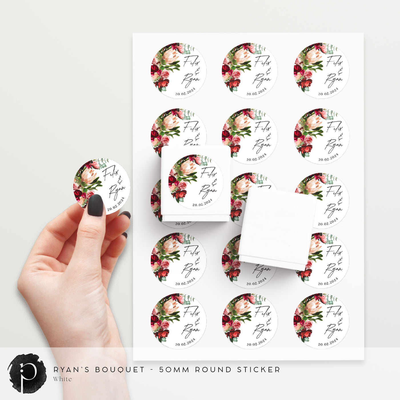 Ryan's Bouquet - Stickers/Seals