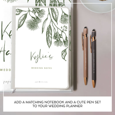 Personalised Wedding Planner & Organiser - Ultimate Guide w Checklists – Scribbly Gum