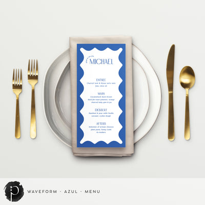 Waveform - Menu Cards