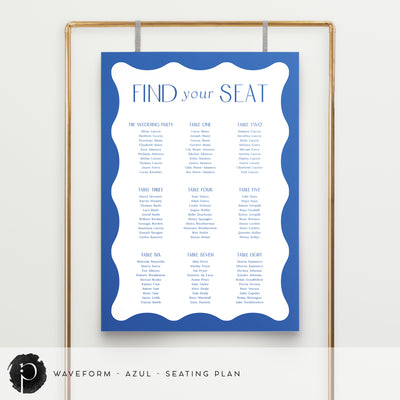 Waveform - Seating Plan Chart