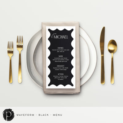 Waveform - Menu Cards