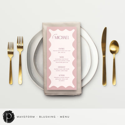 Waveform - Menu Cards