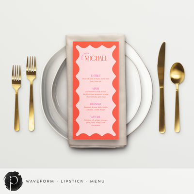 Waveform - Menu Cards