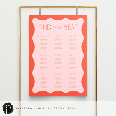 Waveform - Seating Plan Chart