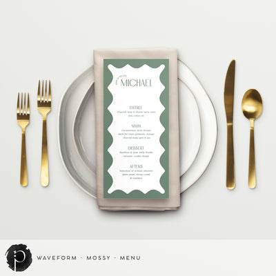 Waveform - Menu Cards