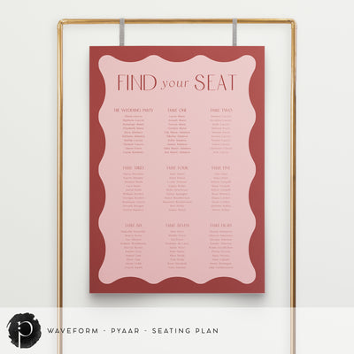 Waveform - Seating Plan Chart