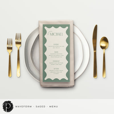 Waveform - Menu Cards