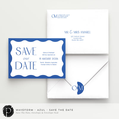 Waveform - Save The Date Cards