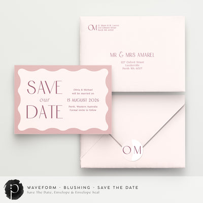 Waveform - Save The Date Cards