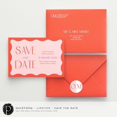 Waveform - Save The Date Cards