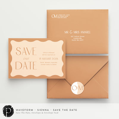 Waveform - Save The Date Cards