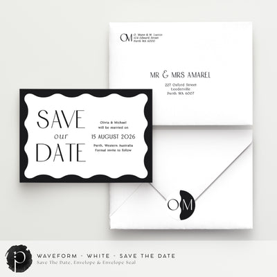 Waveform - Save The Date Cards