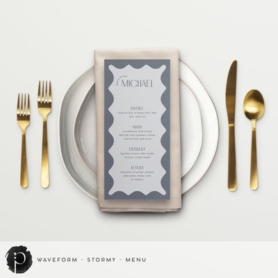 Waveform - Menu Cards