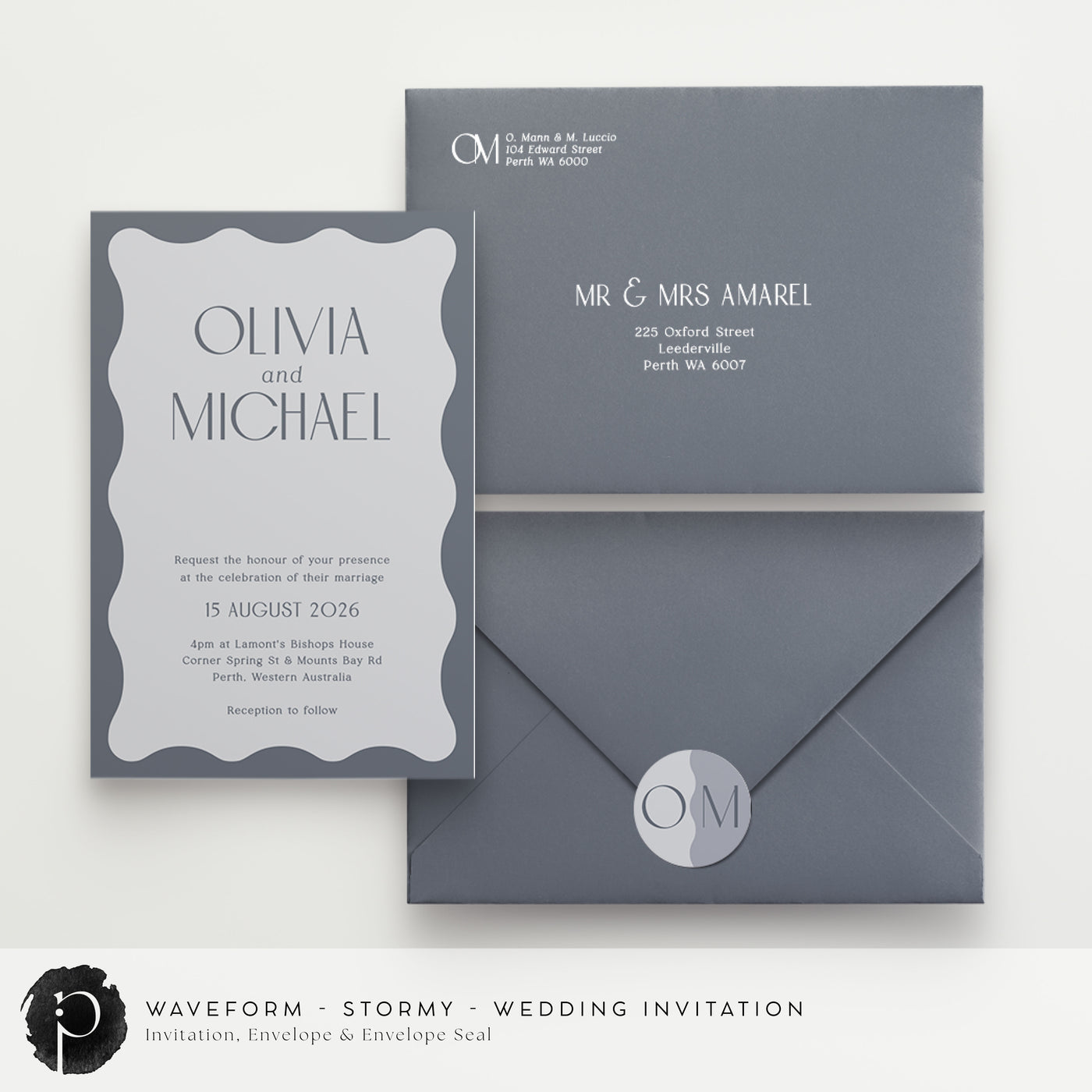 Waveform - Wedding Invitations