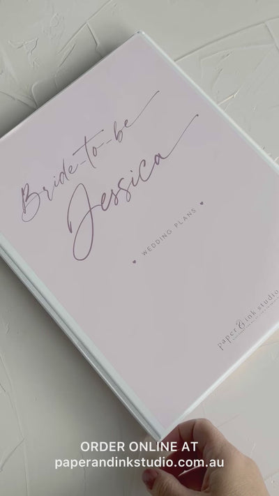 Personalised Wedding Planner & Organiser - Ultimate Guide w Checklists – Scribbly Gum