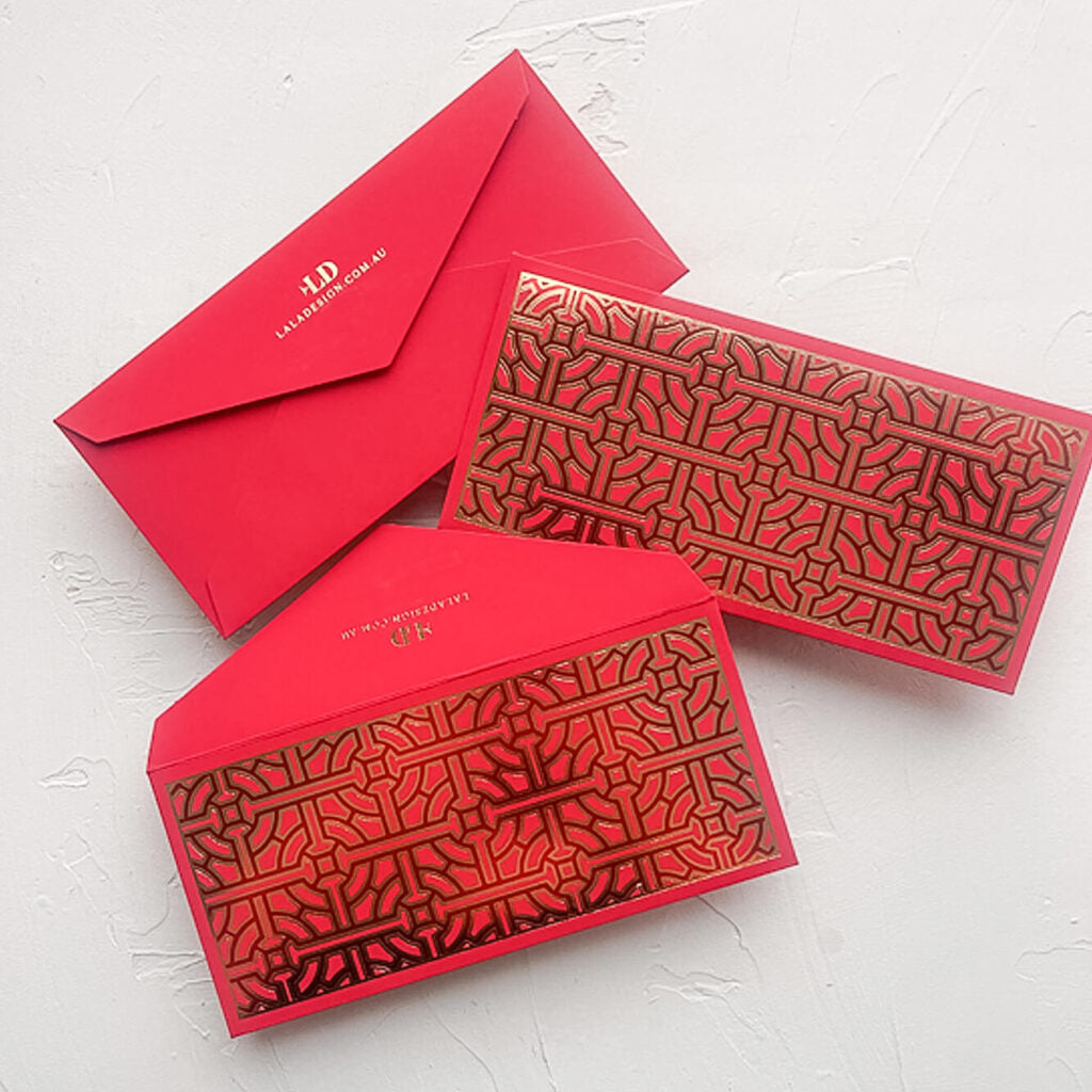 Lattice Red Envelopes – Paper & Ink Studio