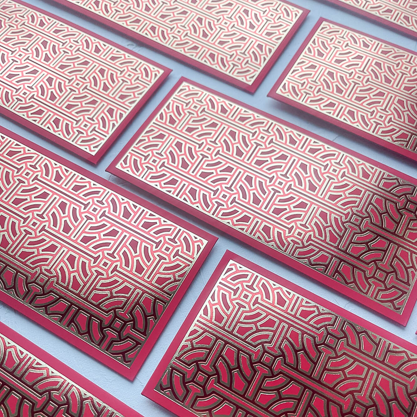 Lattice Red Envelopes – Paper & Ink Studio