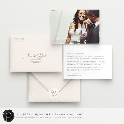 Allegra - Wedding Thank You Cards