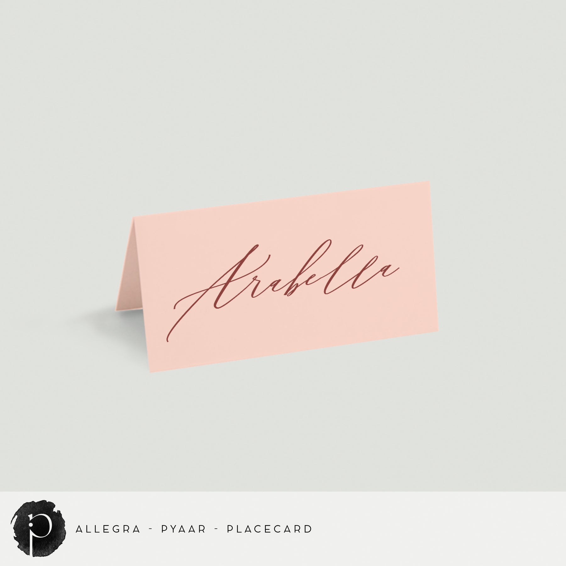 Allegra - Place Cards β Paper & Ink Studio