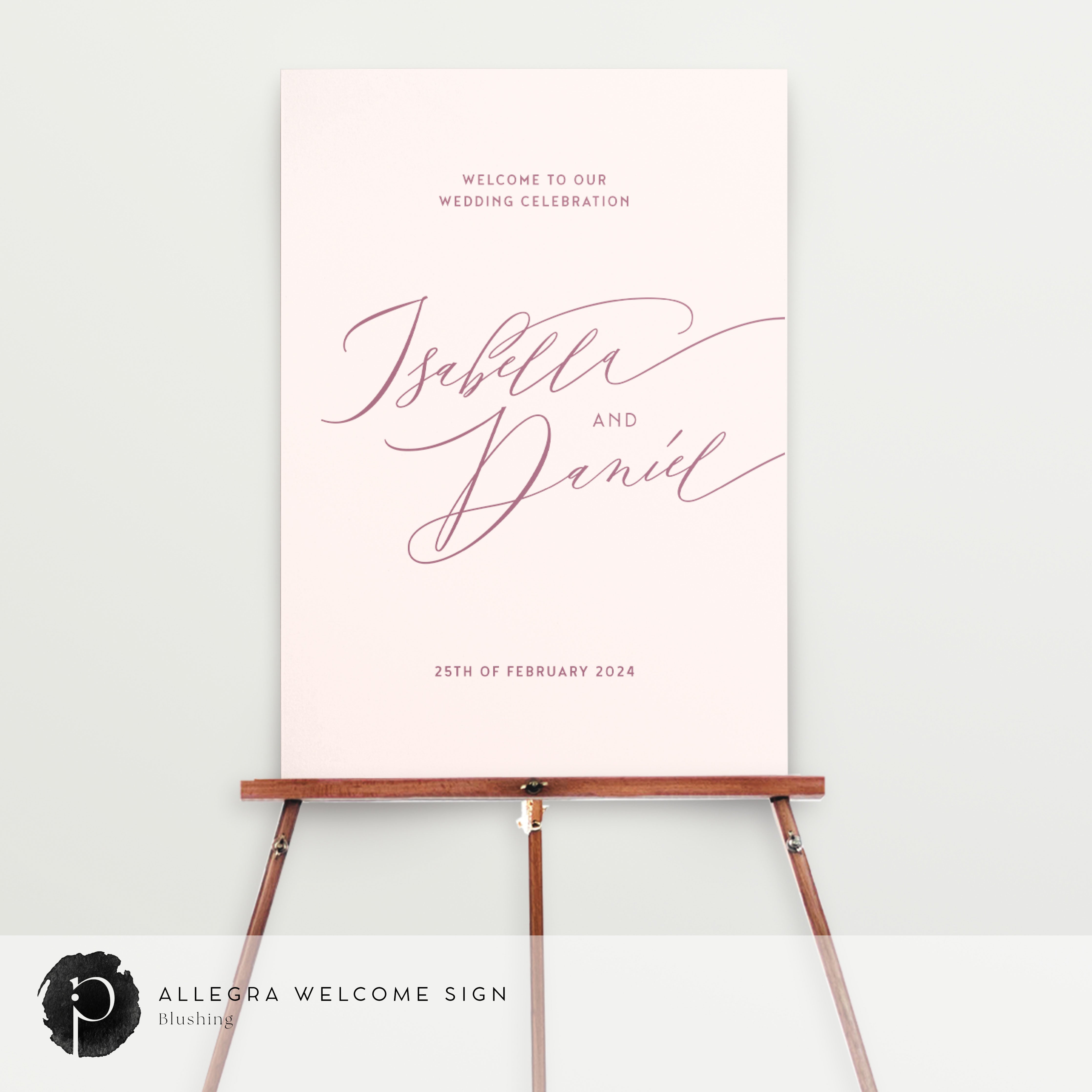 Allegra - Welcome Sign – Paper & Ink Studio