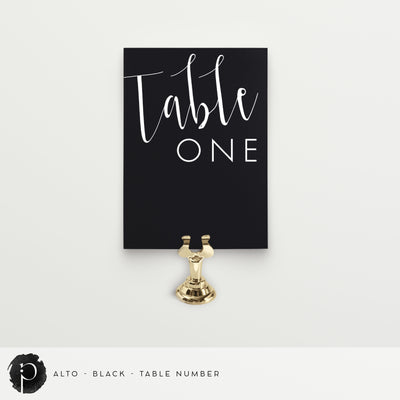 Alto - Table Numbers