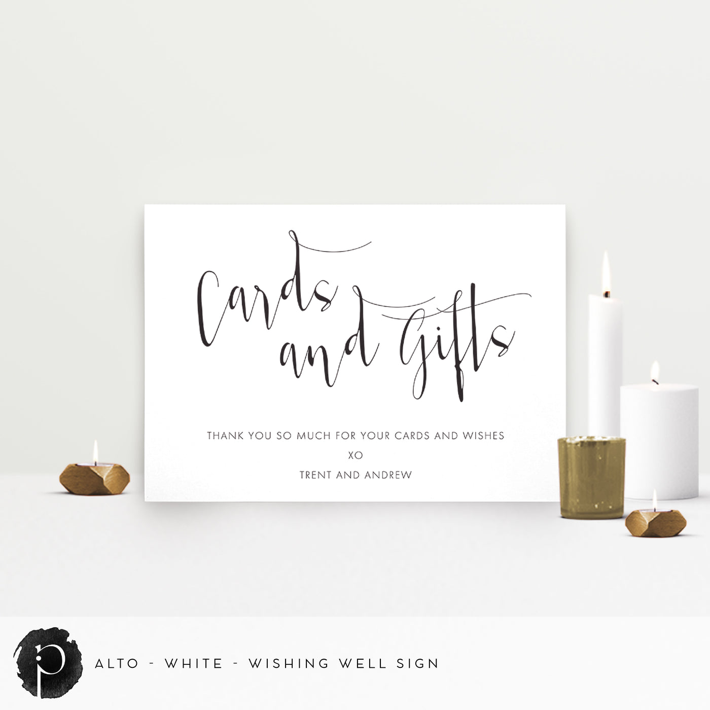Alto - Cards/Gifts/Presents/Wishing Well Table Sign