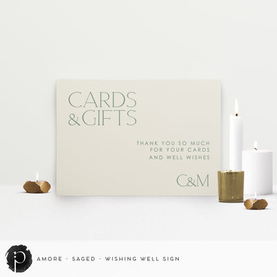 Amore - Cards/Gifts/Presents/Wishing Well Table Sign