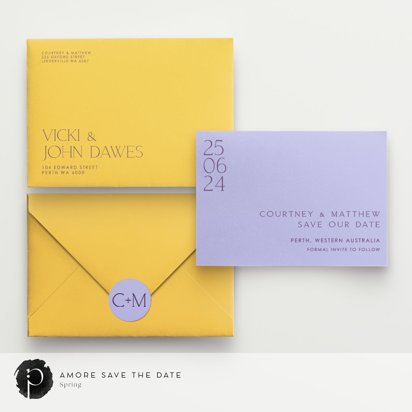 Amore - Save The Date Cards