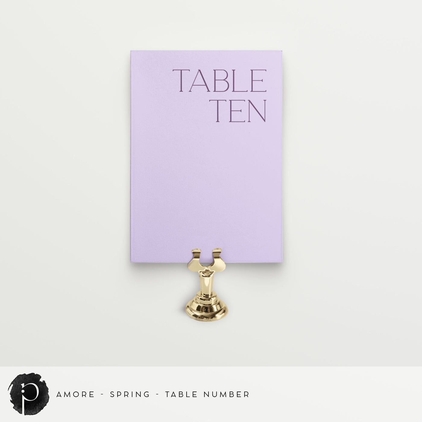 Amore - Table Numbers