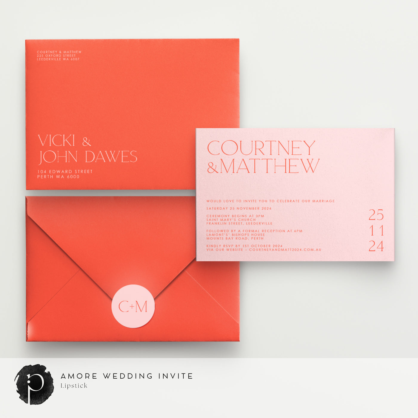 Amore - Wedding Invitations