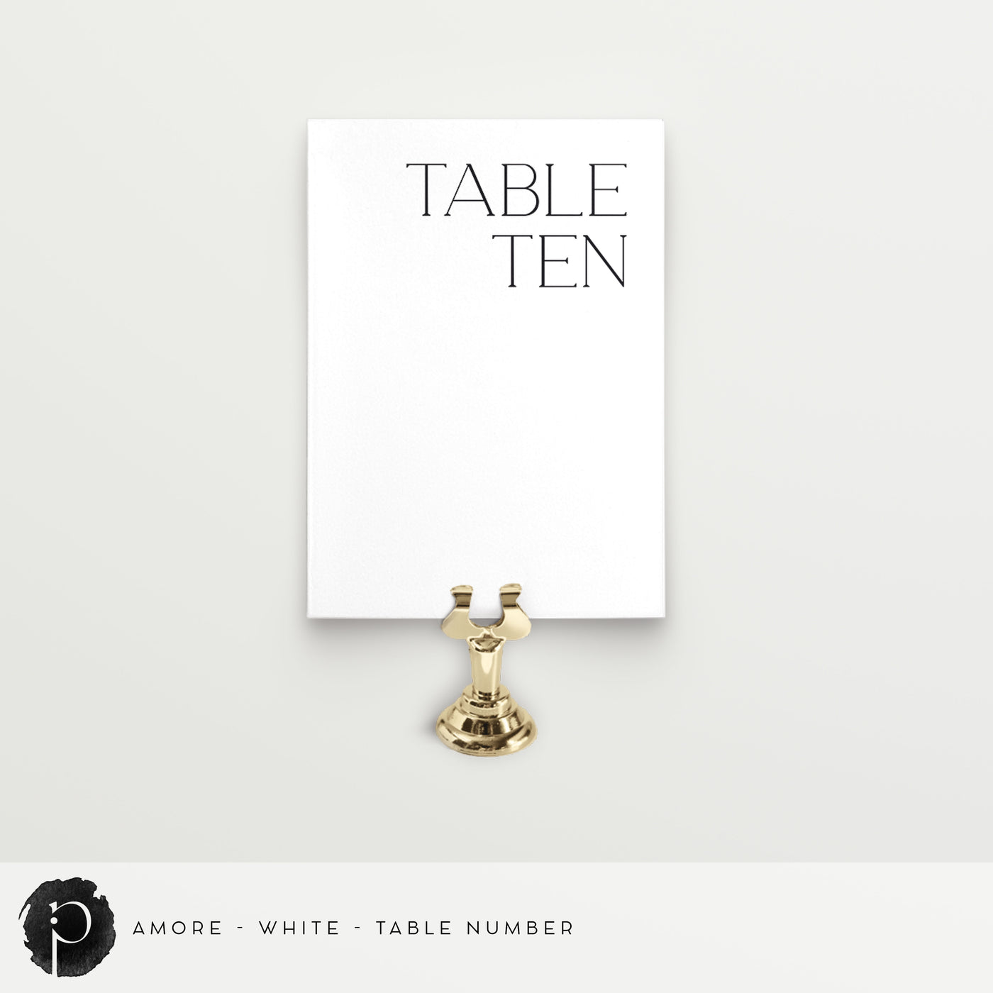 Amore - Table Numbers