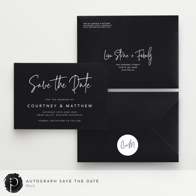 Autograph - Save The Date Cards