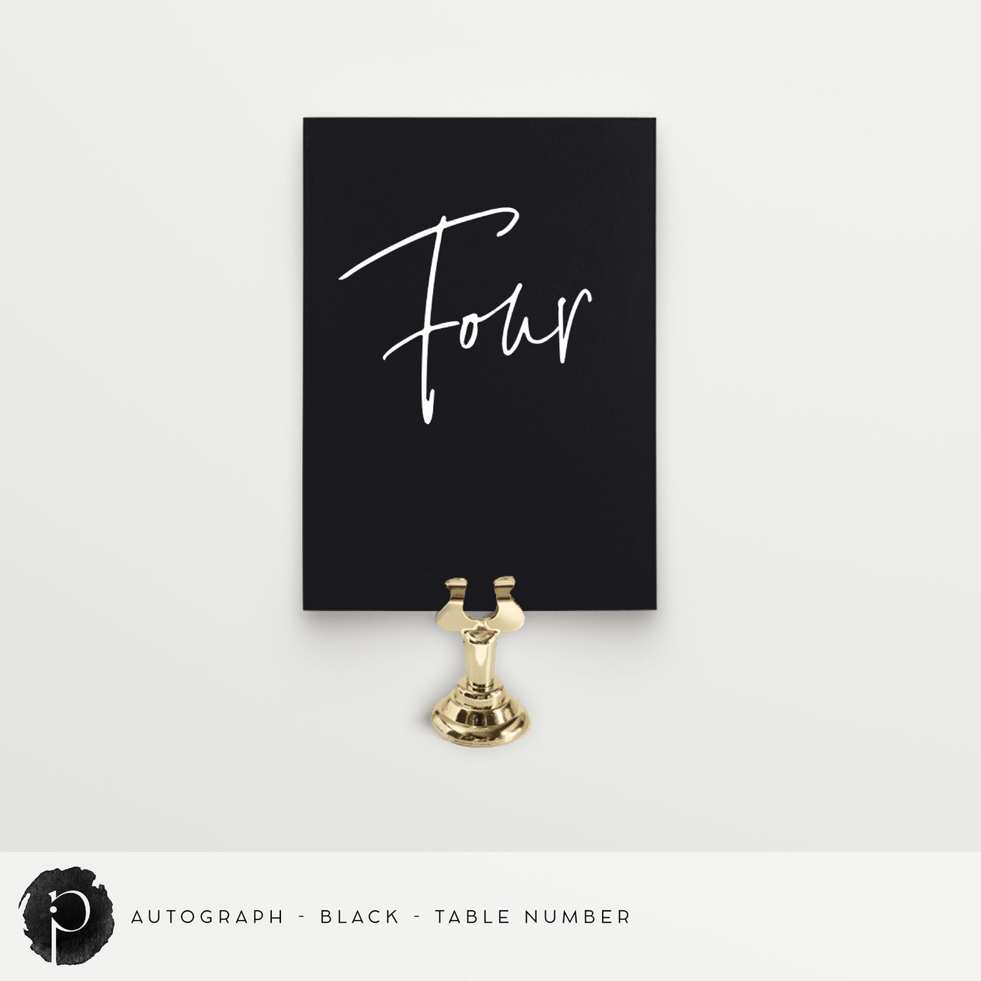 Autograph - Table Numbers
