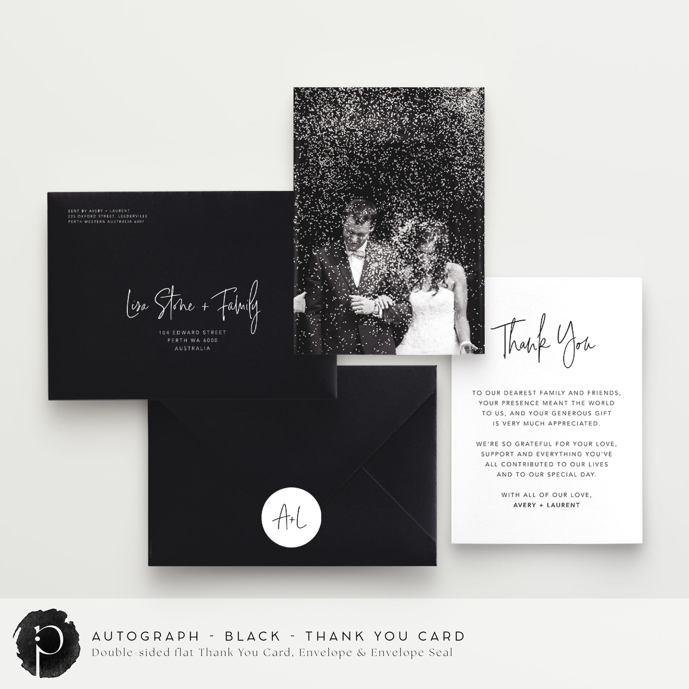 Autograph - Wedding Thank You Cards
