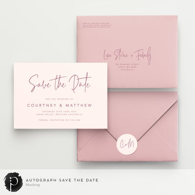 Autograph - Save The Date Cards