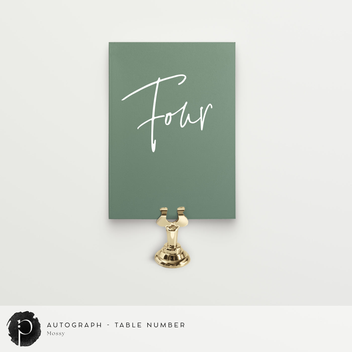 Autograph - Table Numbers – Paper & Ink Studio
